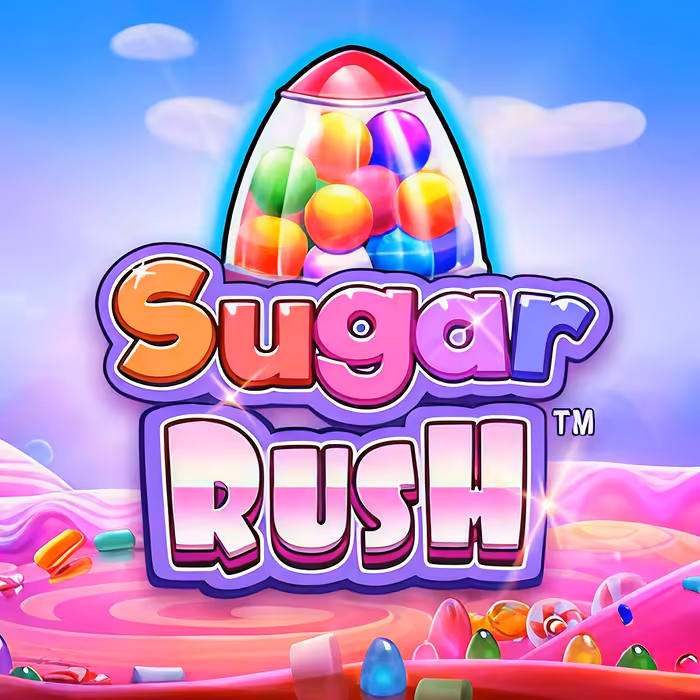 Sugar Rush - Colorful candy-themed slot with cluster pays and sweet bonus features